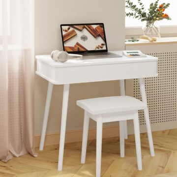 White Vanity Set 0016 (2 pieces)