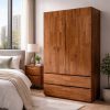 Acacia solid wood cabinet